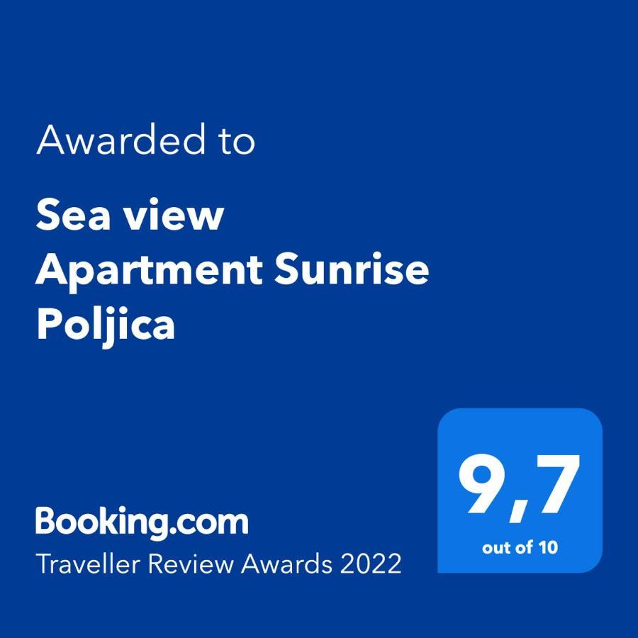 Sea View Apartment Sunrise Poljica & Blue Lagoon Rent A Boat 외부 사진